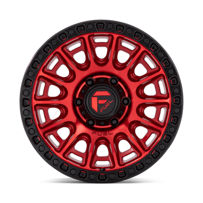 Fuel Offroad D834 CYCLE Candy Red W/ Black Ring 17x8.5 +34 6x120mm 66.9mm