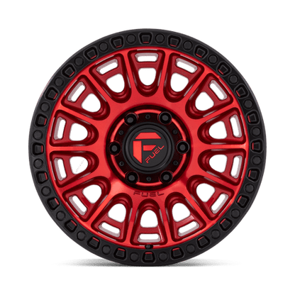 Fuel Offroad D834 CYCLE Candy Red W/ Black Ring 20x9 +1 5x127mm 71.5mm