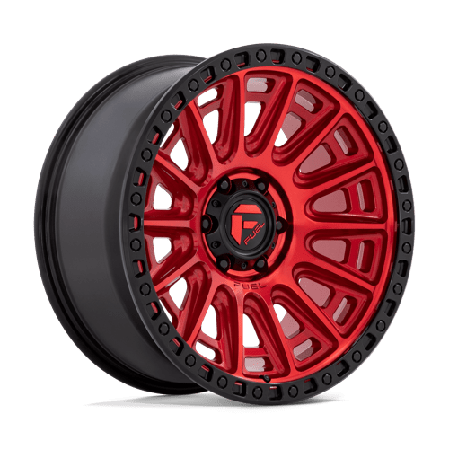 Fuel Offroad D834 CYCLE Candy Red W/ Black Ring 20x9 +1 6x139.7mm 106.1mm