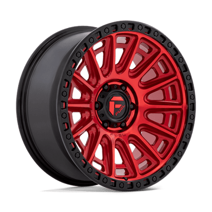Fuel Offroad D834 CYCLE Candy Red W/ Black Ring 20x9 +1 6x139.7mm 106.1mm