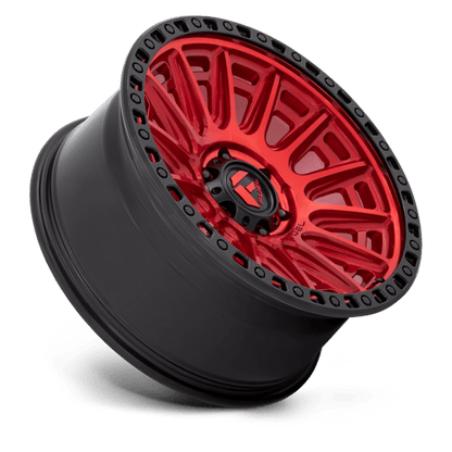 Fuel Offroad D834 CYCLE Candy Red W/ Black Ring 20x9 +1 6x139.7mm 106.1mm