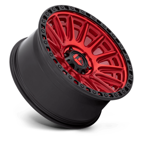 Fuel Offroad D834 CYCLE Candy Red W/ Black Ring 20x9 +1 6x135mm 87.1mm