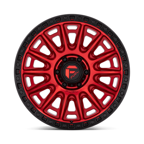 Fuel Offroad D834 CYCLE Candy Red W/ Black Ring 20x9 +1 6x139.7mm 106.1mm