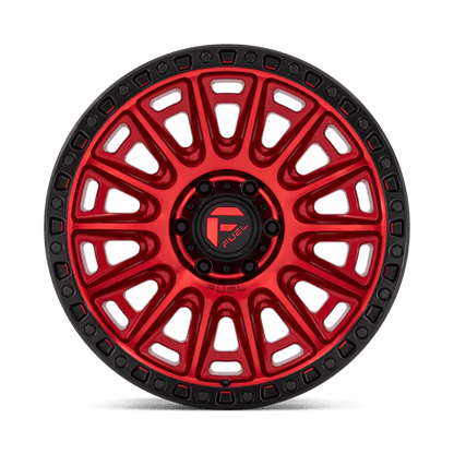 Fuel Offroad D834 CYCLE Candy Red W/ Black Ring 20x9 +1 6x135mm 87.1mm