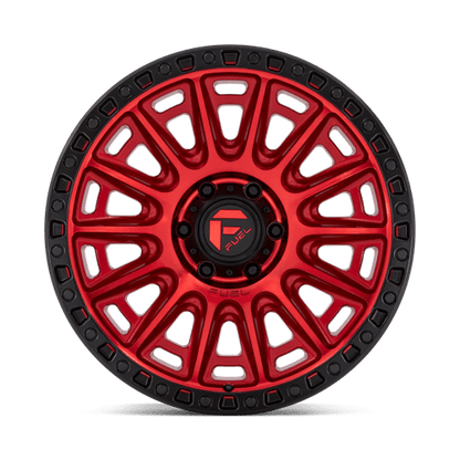 Fuel Offroad D834 CYCLE Candy Red W/ Black Ring 20x9 +1 6x139.7mm 106.1mm