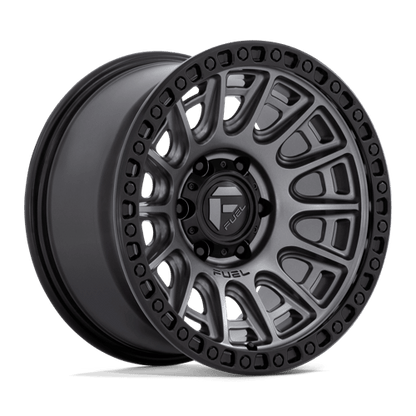Fuel Offroad D835 CYCLE Matte Gunmetal W/ Black Ring 17x9 +1 5x127mm 71.5mm