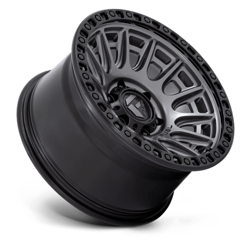 Fuel Offroad D835 CYCLE Matte Gunmetal W/ Black Ring 17x9 -12 6x139.7mm 106.1mm