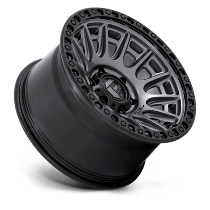 Fuel Offroad D835 CYCLE Matte Gunmetal W/ Black Ring 17x9 -12 6x139.7mm 106.1mm