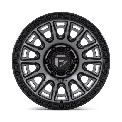 Fuel Offroad D835 CYCLE Matte Gunmetal W/ Black Ring 17x8.5 +34 5x120mm 65.1mm