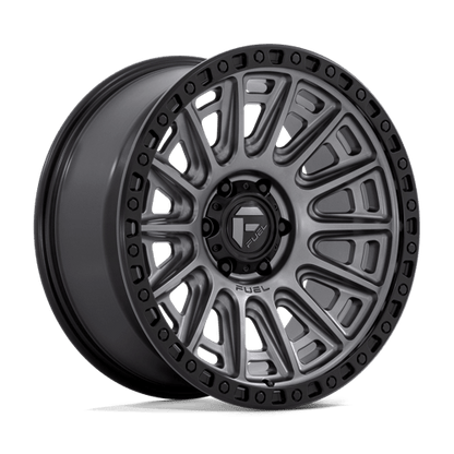 Fuel Offroad D835 CYCLE Matte Gunmetal W/ Black Ring 20x9 +1 6x139.7mm 106.1mm