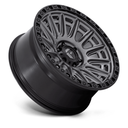 Fuel Offroad D835 CYCLE Matte Gunmetal W/ Black Ring 20x9 +1 6x139.7mm 106.1mm