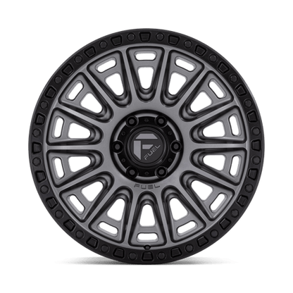 Fuel Offroad D835 CYCLE Matte Gunmetal W/ Black Ring 20x9 +1 6x139.7mm 106.1mm