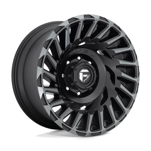 Fuel Offroad D683 CYCLONE Matte Mach Double Dark Tint 18x9 -12 6x139.7mm 106.1mm