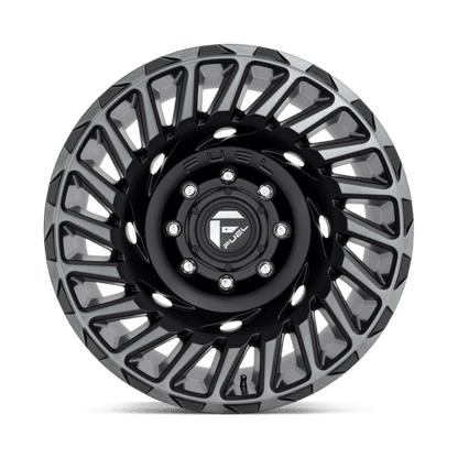 Fuel Offroad D683 CYCLONE Matte Mach Double Dark Tint 18x9 -12 6x139.7mm 106.1mm