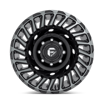Fuel Offroad D683 CYCLONE Matte Mach Double Dark Tint 18x9 +1 5x150mm 110.1mm