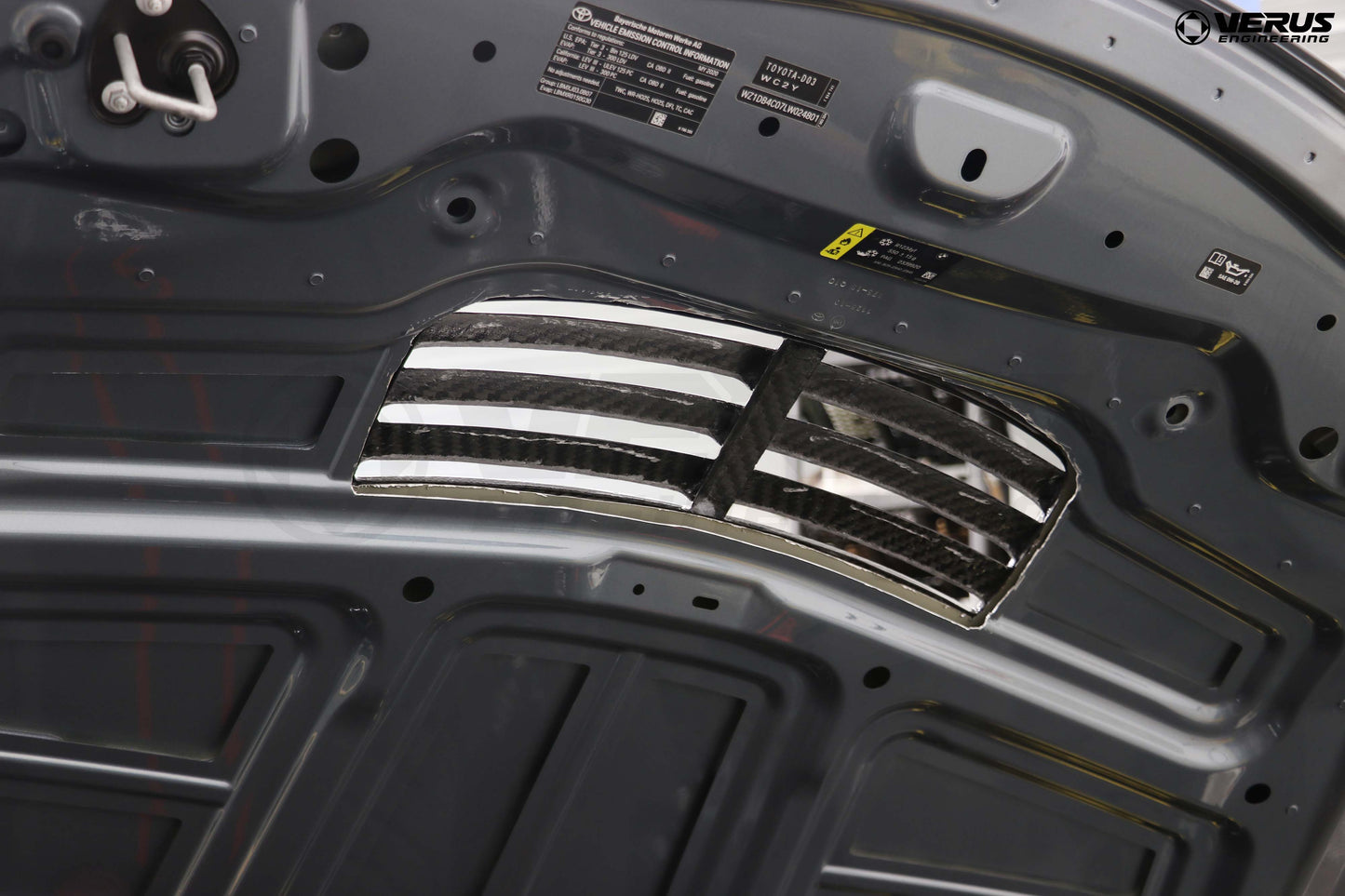 Verus - Carbon Hood Louver Kit - Mk5 Toyota Supra