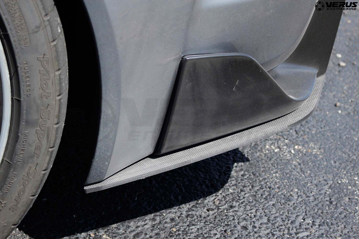 Verus - Carbon Polyweave Rear Spat Kit - Mk5 Toyota Supra