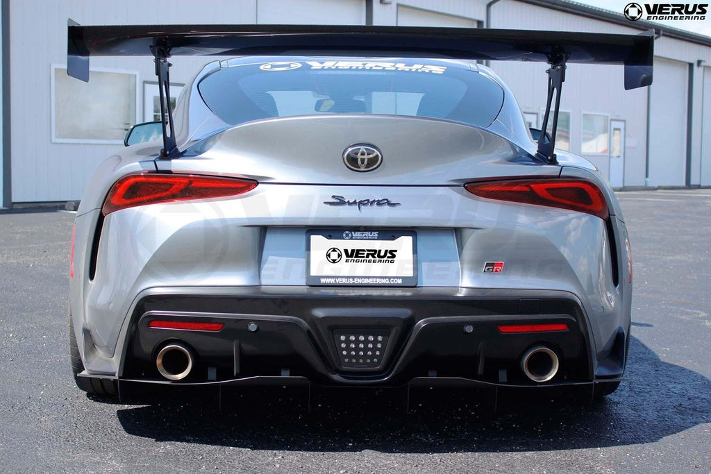Verus - Carbon Polyweave Rear Spat Kit - Mk5 Toyota Supra