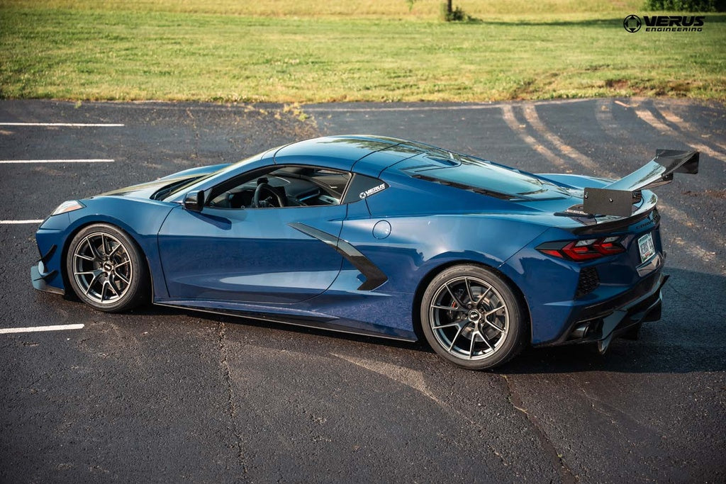 Verus - Carbon Polyweave Side Splitter Kit - Corvette Stingray (C8)