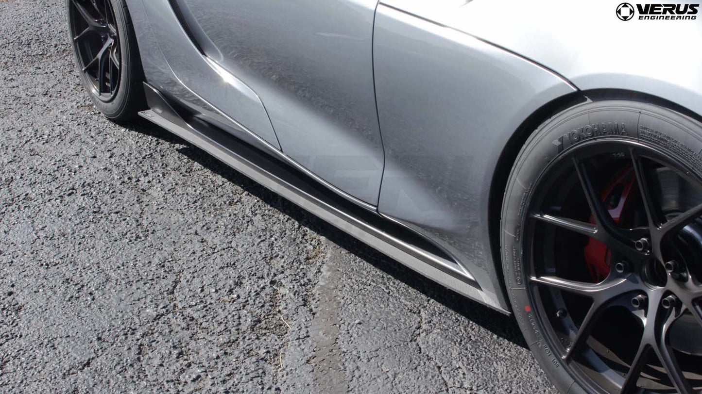 Verus - Carbon Polyweave Side Splitter Kit - Mk5 Toyota Supra