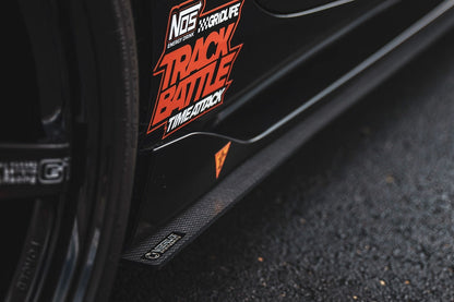 Verus - Carbon Polyweave Side Splitter Kit - Mk5 Toyota Supra