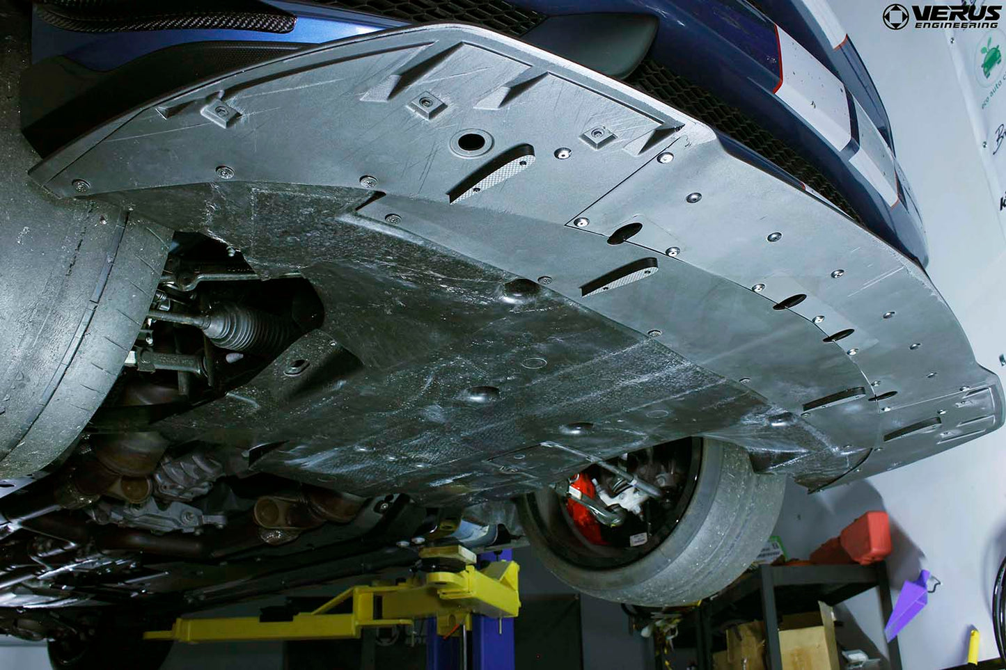Verus - Carbon Polyweave Splitter Grind Kit - Ford Mustang Shelby GT350