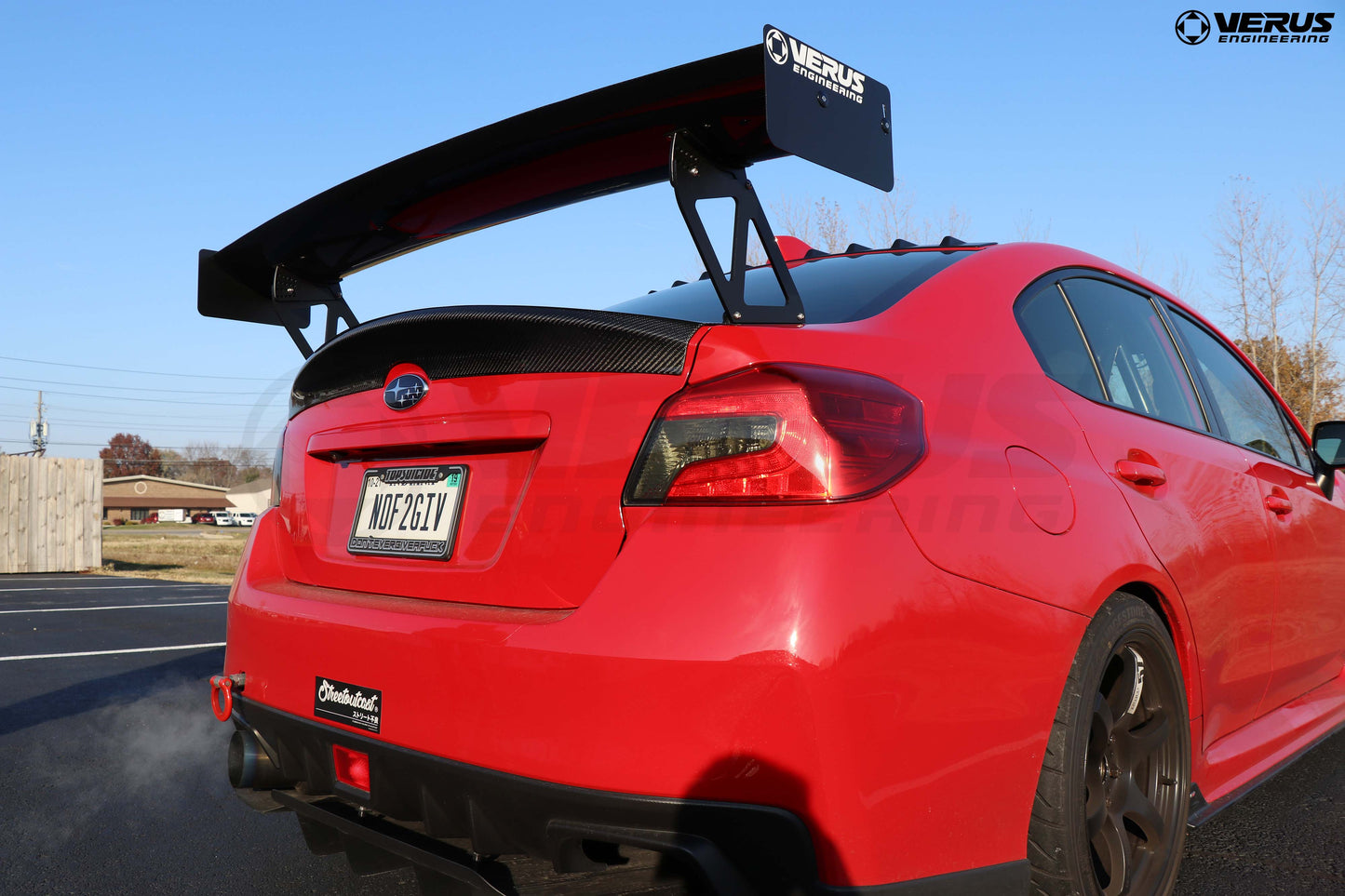 Verus - Carbon Rear Spoiler, Ducktail - 2015+ VA Subaru WRX