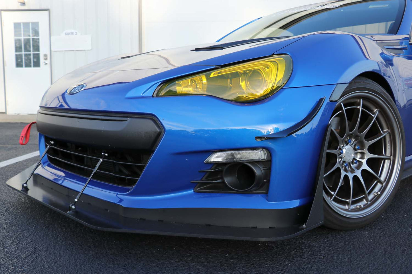Verus Engineering Composite Adjustable Front Splitter - Toyota Subaru BRZ/FRS/GT86