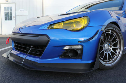 Verus Engineering Composite Adjustable Front Splitter - Toyota Subaru BRZ/FRS/GT86