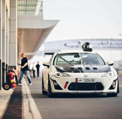 Verus - Carbon Polyweave Adjustable Front Splitter - BRZ/FRS/GT86