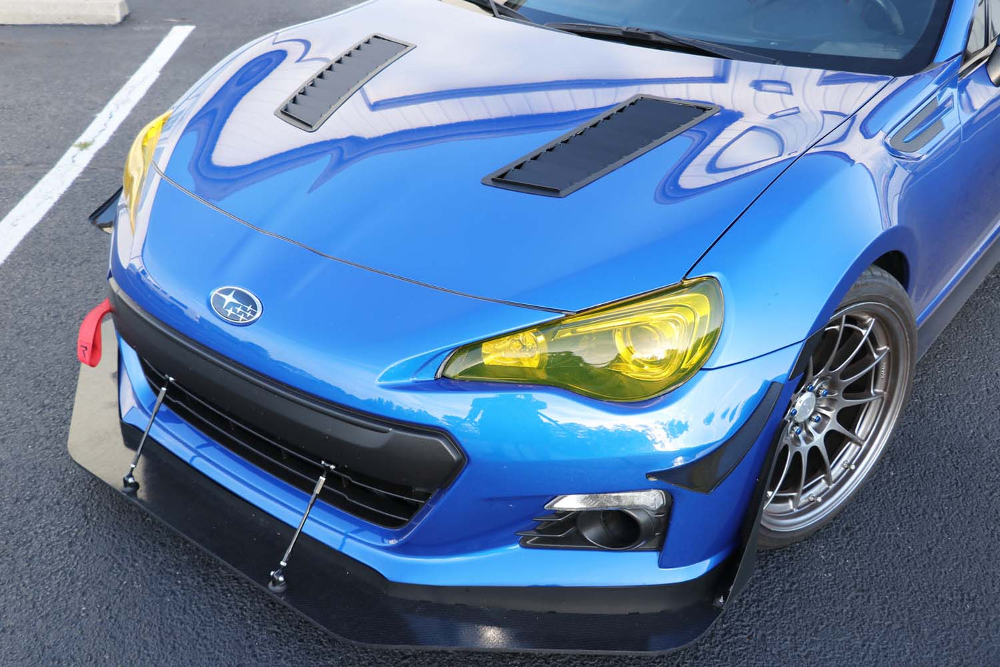 Verus Engineering Composite Adjustable Front Splitter - Toyota Subaru BRZ/FRS/GT86