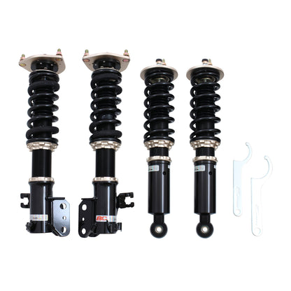 BC Racing BR Series coilovers on white background