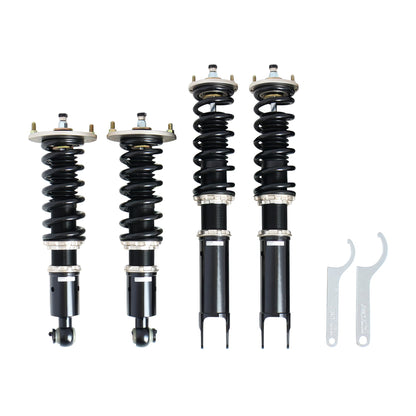BC Racing BR Series coilovers on white background