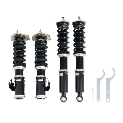 BC Racing BR Series coilovers on white background