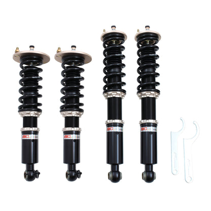 BC Racing BR Series coilovers on white background