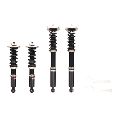 BC Racing BR Series coilovers on white background