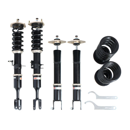 BC Racing BR Series coilovers on white background