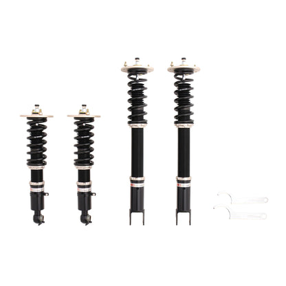 BC Racing BR Series coilovers on white background