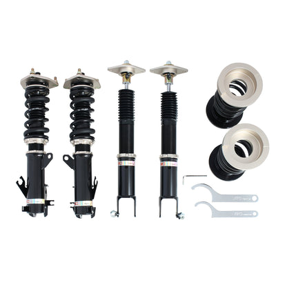 BC Racing BR Series coilovers on white background