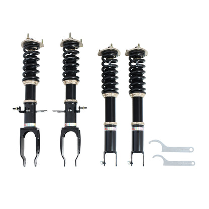 BC Racing BR Series coilovers on white background