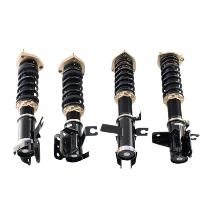 BC Racing BR Series coilovers on white background