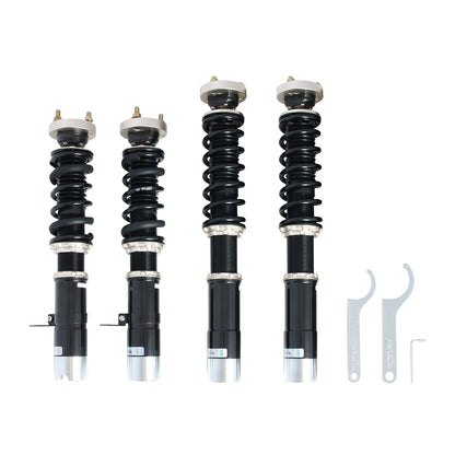 BC Racing BR Series coilovers on white background