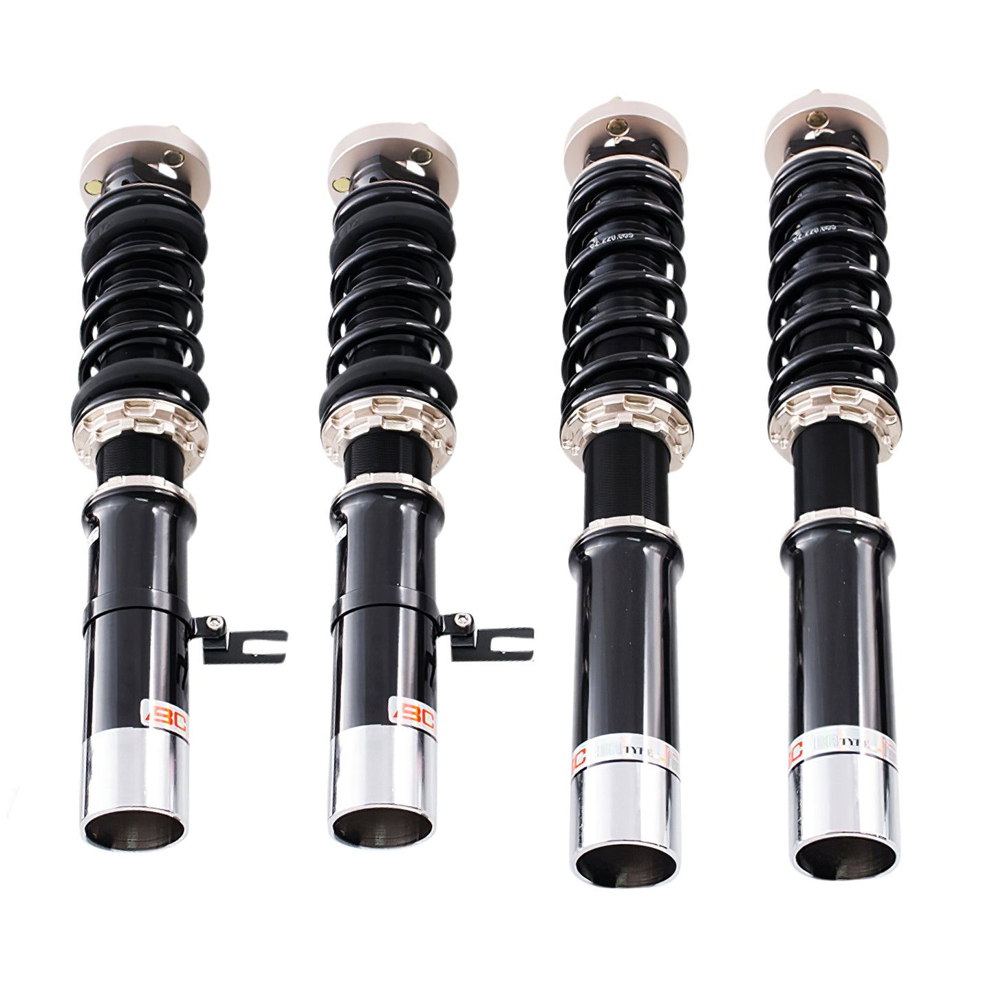 BC Racing BR Series coilovers on white background