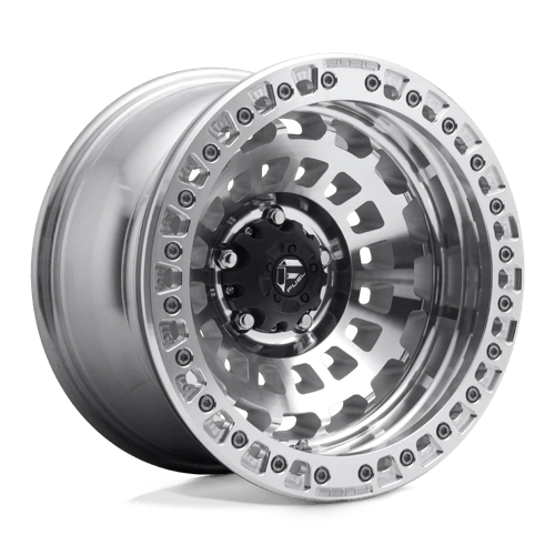 Fuel Offroad D102 ZEPHYR BEADLOCK Gloss Machined 17x9 -15 6x139.7mm 106.1mm