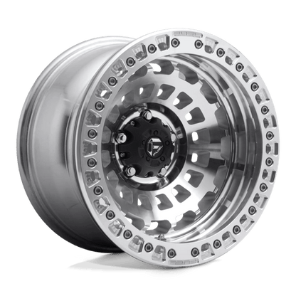 Fuel Offroad D102 ZEPHYR BEADLOCK Gloss Machined 17x9 -15 6x139.7mm 106.1mm
