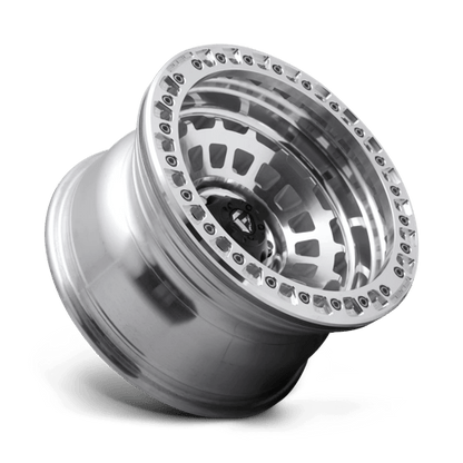 Fuel Offroad D102 ZEPHYR BEADLOCK Gloss Machined 17x9 -15 6x139.7mm 106.1mm