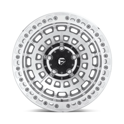 Fuel Offroad D102 ZEPHYR BEADLOCK Gloss Machined 17x9 -15 6x139.7mm 106.1mm