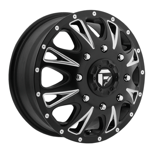 Fuel Offroad D513 THROTTLE Matte Black Milled 17x6.5 +129 8x165.1mm 125.1mm