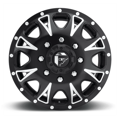 Fuel Offroad D513 THROTTLE Matte Black Milled 17x6.5 +129 8x165.1mm 125.1mm