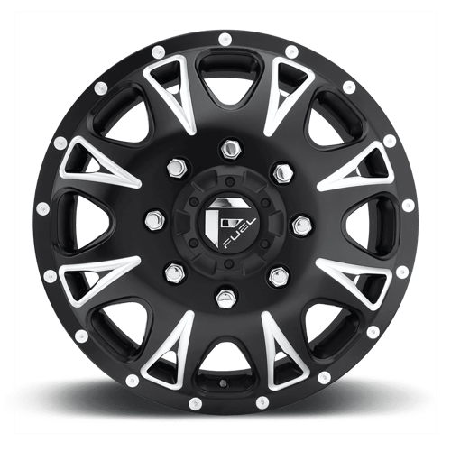 Fuel Offroad D513 THROTTLE Matte Black Milled 17x6.5 +129 8x200mm 142mm